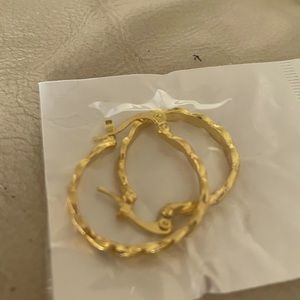 NEW 14k gold plated earrings BOGO